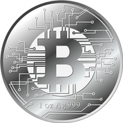 Republic of Czad: Bitcoin 1 oz Silver 2022
