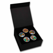 Set of 5 coins Niue: Yu-Gi-Oh! Exodia coloured 5 x 1oz Silver 2023