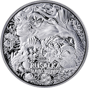 Slavic Bestiary: Rusalka 1000 Francs 2 oz Silver 2023 Coin 