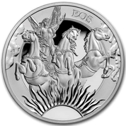 St Helena: Goddesses - Eos and the Horses 1 oz Silver 2023