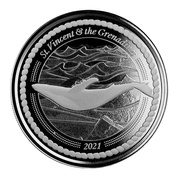 St. Vincent & The Grenadines - Humpback Whale 1 oz Silver 2021