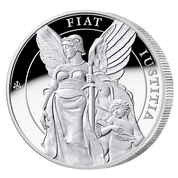 The Queen’s Virtues: Justice 1 oz Silver 2022 Proof Coin