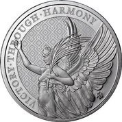 The Queen’s Virtues: Victory 1 oz Silver 2021