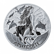 Tuvalu: Gods of Olympus - Aphrodite 5 oz Silver 2022
