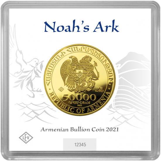 Noah's Ark 1 Oz Gold 2021 www.metalmarket.eu