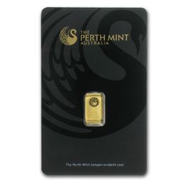 1 gram Gold Bar Perth Mint