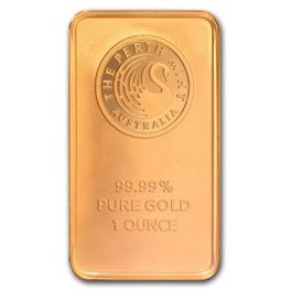 1 oz Gold Bar Perth Mint