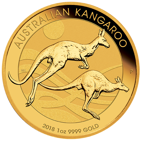 Australian Kangaroo 1 oz Gold 2018