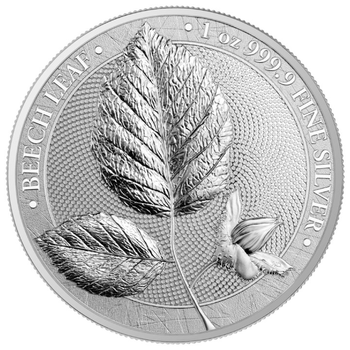 Beech Leaf 1 oz Silver 2023