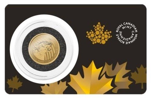 Call of the Wild: Growling Cougar 1/10 oz Gold 2016