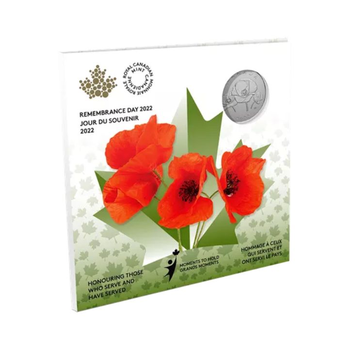 Canada: Moments to Hold: Remembrance Day 1/4 oz Silver 2022 Specimen Coin