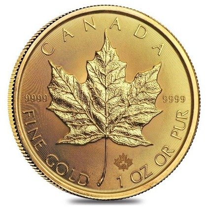 Canadian Maple Leaf 1 oz Gold 2020