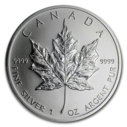 Canadian Maple Leaf 1 oz Silver 2012