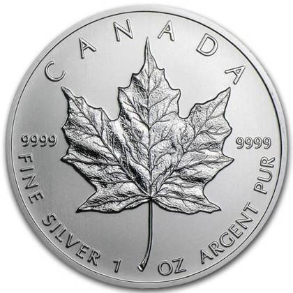 Canadian Maple Leaf 1 oz Silver 2013
