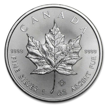 Canadian Maple Leaf 1 oz Silver 2015