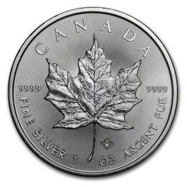 Canadian Maple Leaf 1 oz Silver 2016