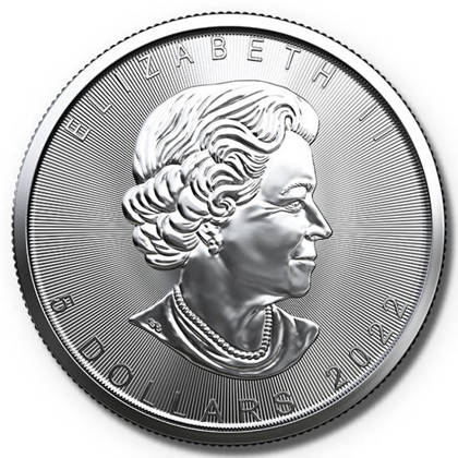 Canadian Maple Leaf 1 oz Silver 2022