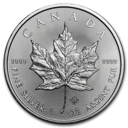 Canadian Maple Leaf 1 oz Silver Random Yaer