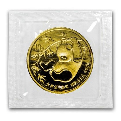 China Panda 1/10 oz Gold 1985