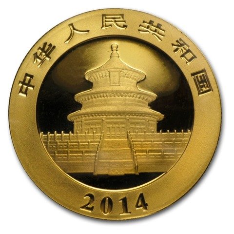 China Panda 1 oz Gold 2014