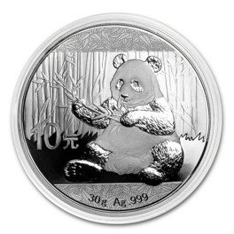 China Panda 30 gram Silver 2017