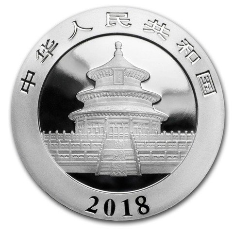 China Panda 30 gram Silver 2018 