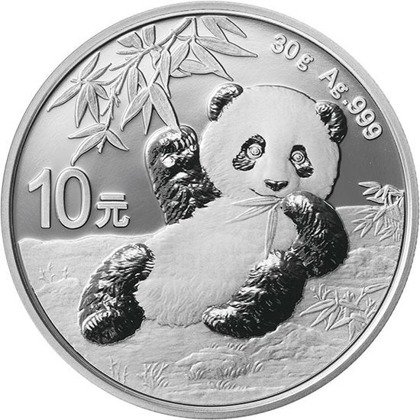 China Panda 30 gram Silver 2020