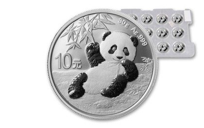 China Panda 30 gram Silver 2020