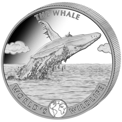 Congo: World‘s Wildlife - The Whale 1 oz Silver 2020