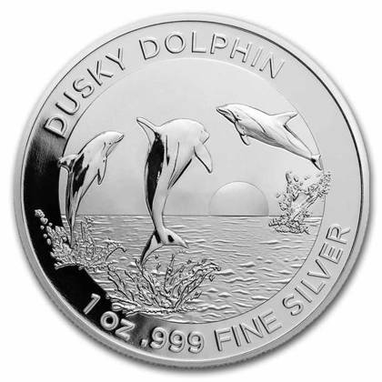Dusky Dolphin 1 oz Silver 2022