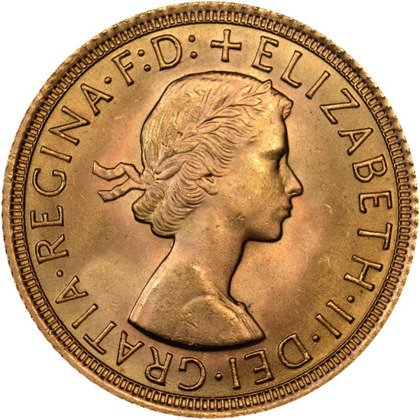 Gold Sovereign Elizabeth II - Great Britain 1957-1968
