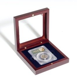 Leuchtturm - Coin box Volterra for Slabs (Mahogany)