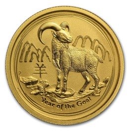 Lunar II: Year of the Goat 1/4 oz Gold