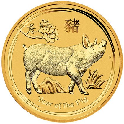 Lunar II: Year of the Pig 1/20 oz Gold 2019