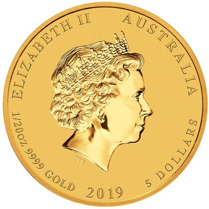 Lunar II: Year of the Pig 1/20 oz Gold 2019