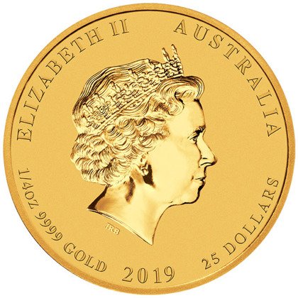 Lunar II: Year of the Pig 1/4 oz Gold 2019
