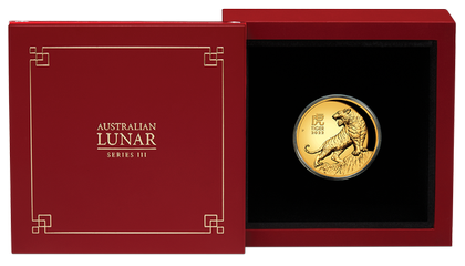 Lunar III: Year of the Tiger 1 oz Gold 2022 Proof High Relief 