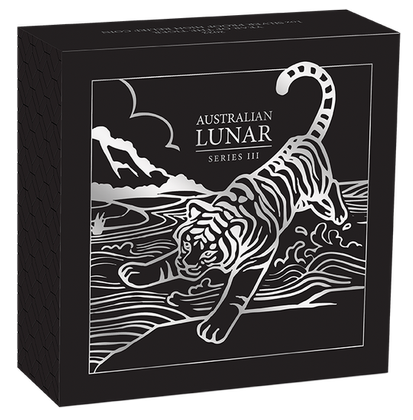 Lunar III: Year of the Tiger 1 oz Silver 2022 Proof High Relief 