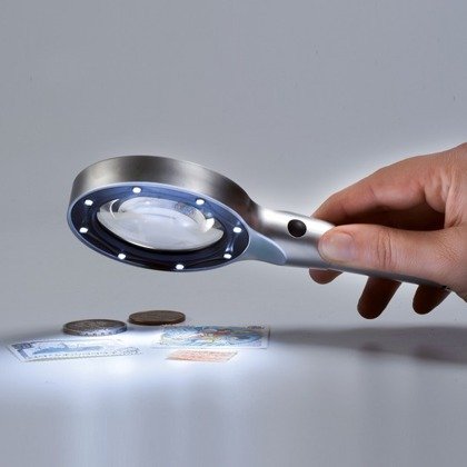 Magnifier with LED 25x magnification