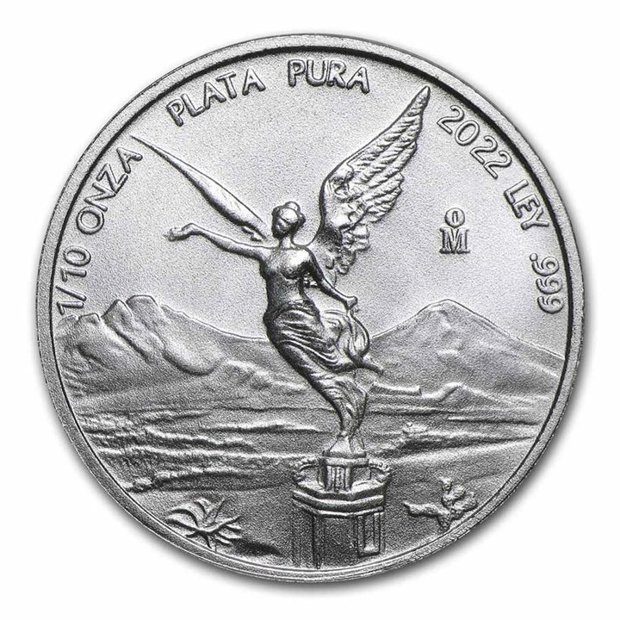 Mexican Libertad 1/10 oz Silver 2022