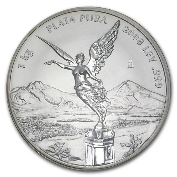 Mexican Libertad 1000 gram Silver 2008