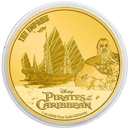 Niue: Pirates of the Caribbean - The Empress Kapitan Sao Feng 1 oz Gold 2021