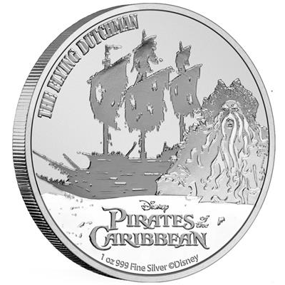 Niue: Pirates of the Caribbean - The Flying Dutchman 1 oz Silver 2021