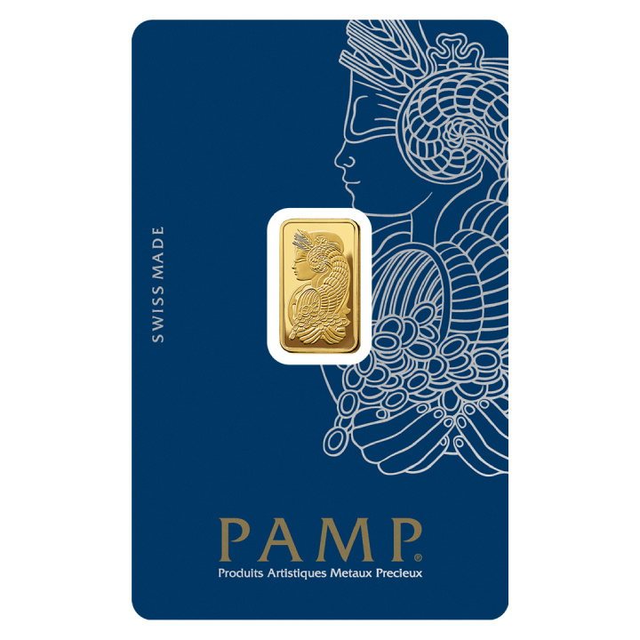 Pamp Suisse Fortuna Veriscan 2,5 gram Gold Bar LBMA