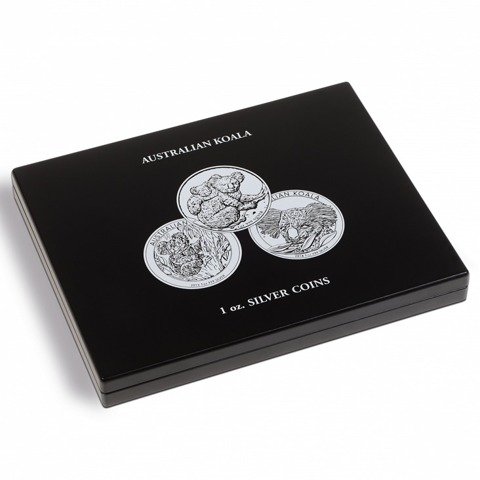 Presentation cases for 20 Koala Silver coins in capsules Leuchtturm