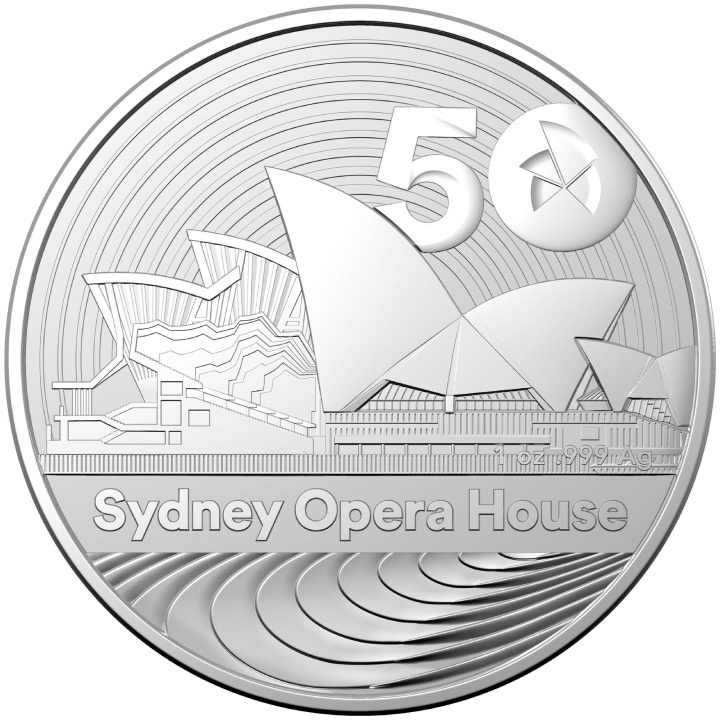 RAM 50th Anniversary of the Sydney Opera House 1 oz Silver 2023