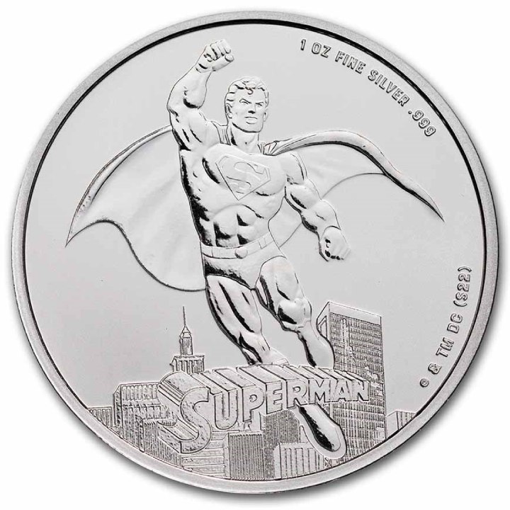 Samoa: DC Comics - Superman 1 oz Silver 2023 Coin