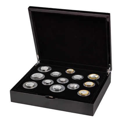 Set of 13 silver coins United Kingdom 2021 Proof 