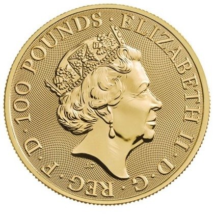 The Queen’s Beasts 2019: The Yale of Beaufort 1 oz Gold
