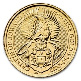 The Queen’s Beasts: Griffin of Edward III 1/4 oz Gold 2017